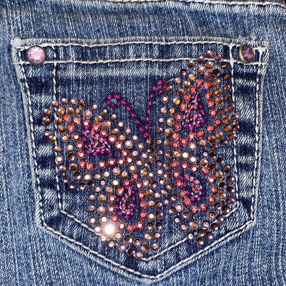 Girls blue Jean Bermuda shorts - Picture 7 of 7